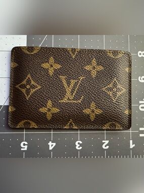 Louis Vuitton Monogram Canvas Small Accessory in Brown and Gold
